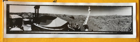 Mars Panoramic Vintage Photo Print - 23 3/4"x6 5/8"