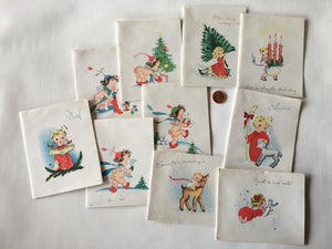 Vintage Christmas Card Lot - Paramount