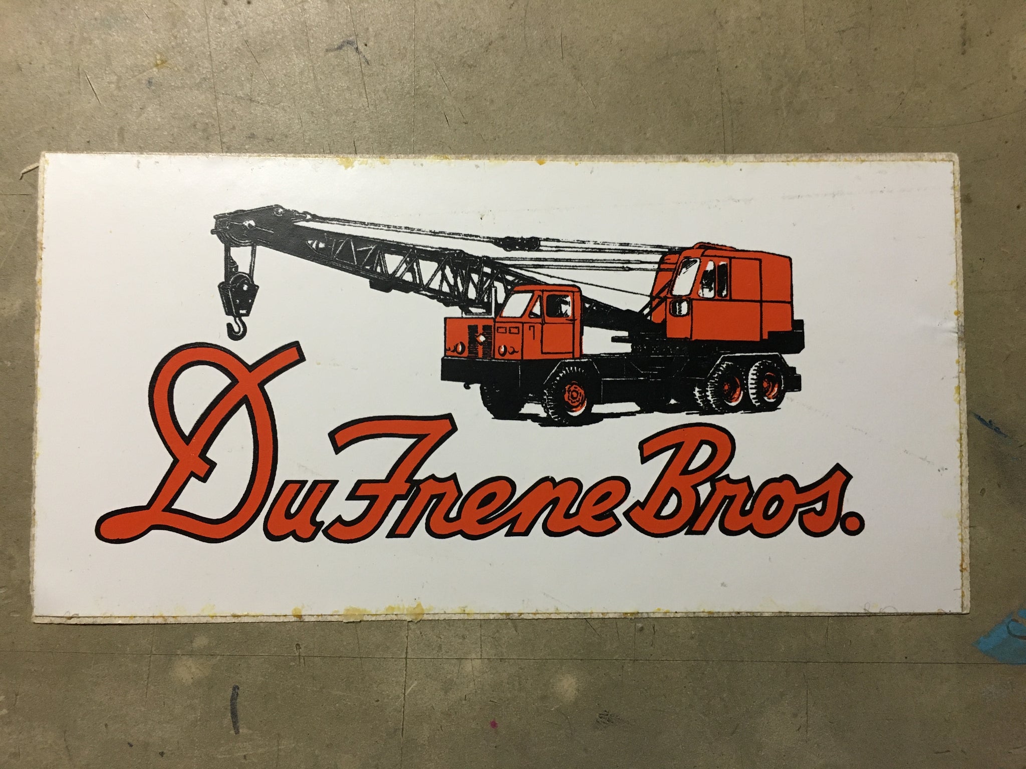 "DuFrene Bros." - sticker