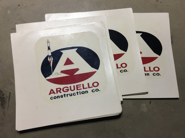 "Arguello Construction Co." - Decal (sticker)