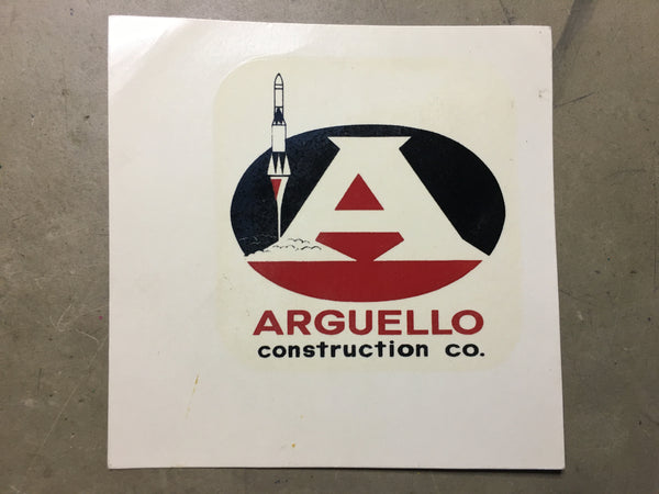 "Arguello Construction Co." - Decal (sticker)