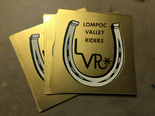 "Lompoc Valley Riders" - sticker