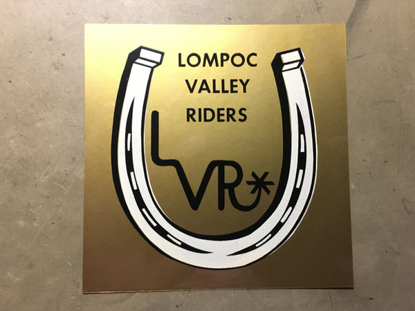 "Lompoc Valley Riders" - sticker