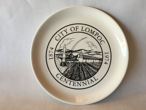 Lompoc Centennial plate