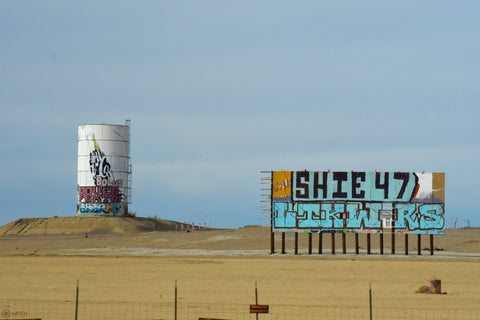 "Nevada Desert Graf" - Photo print